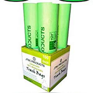 Wholesale Small Trash Bags Kitchen Garbage Bags - 4 Gallon Clear Trash Bags Strong Wastebasket Liners for Bathroom Kitchen Office from china suppliers