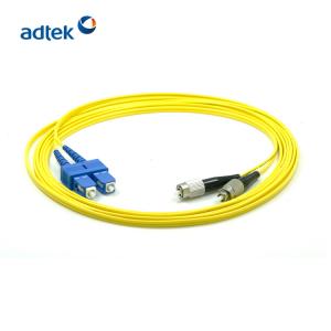 Wholesale Duplex Singlemode Fiber Optic Patch Cables SC to FC Optical Fiber Cable Jumper from china suppliers