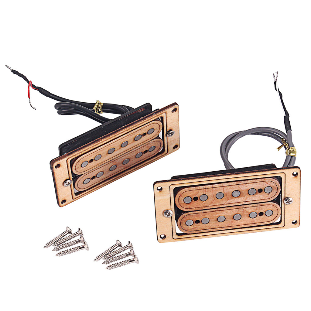 Maple Noiseless Rosewood ST FD SG Style Guitar Pickups Dual Coil