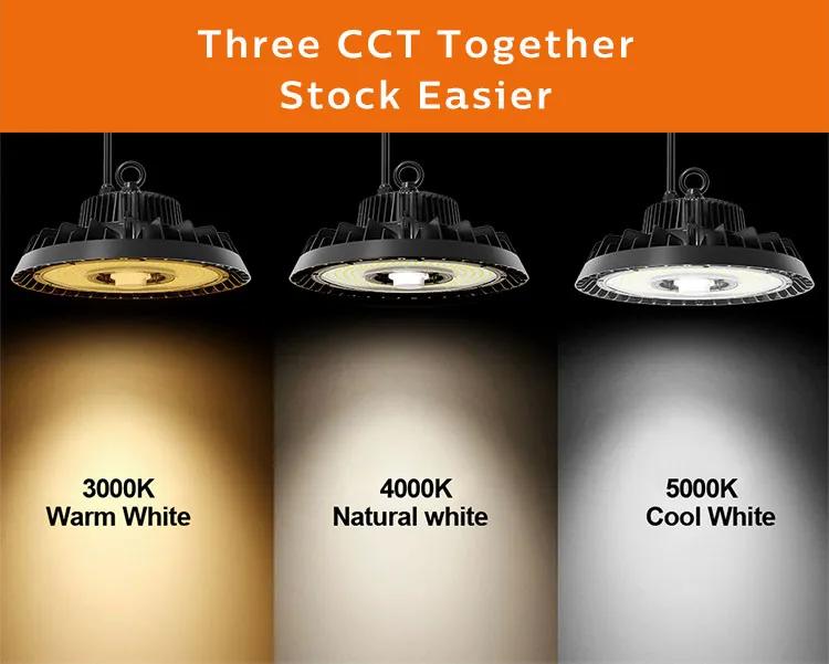 Smart Sensor UFO High Bay Led 240W 200W 150W 165lm/W Super High Efficacy