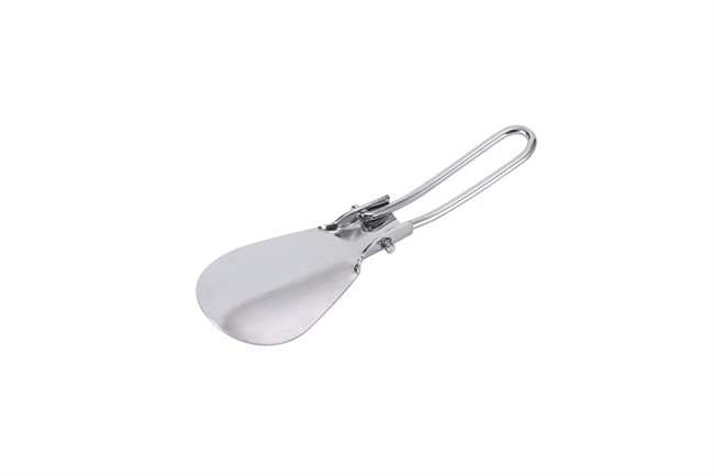 Long Stainless Steel Shoe Horn Folding Boot 4.7 Inch 12 CM Small 430 Shoe Spoon Portable Foldable