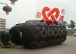 Natural Rubber Yokohama Pneumatic Boat Fender 50kpa With Tyre Net