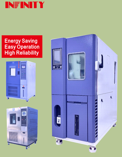 Air-cooled Programmable Constant Temperature Humidity Test Chamber Temperature Uniformity of ≦2.0C