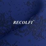 Embossed Print Wicking Activewear Knit Fabric Ocean Recycled Yoga Wear