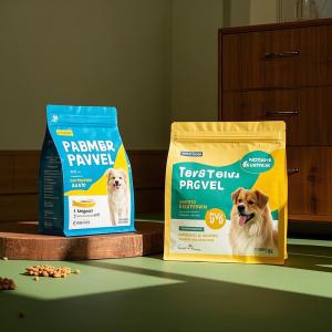 Wholesale Low MOQ Custom Printed Pet Food Packaging Bags 8 Color Flexo Printing For Brand Promotion from china suppliers