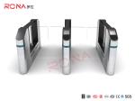 304 Stainless Steel Waist Height Turnstiles Electric Access Control Turnstile CE