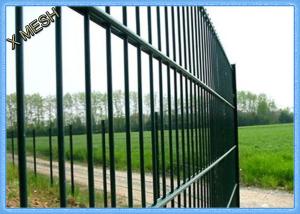 Wholesale Twin 868 Standard Double Welded Wire Fence Panels Square Hole Electro Galvanized from china suppliers