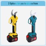 Brushless Electric Lithium Battery Powered Pruner 40mm Cordless Battery Powered