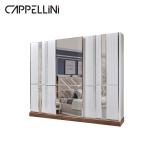 Silver Bed Bench Full Size Bedroom Furniture Sets MDF Wood Panel SGS