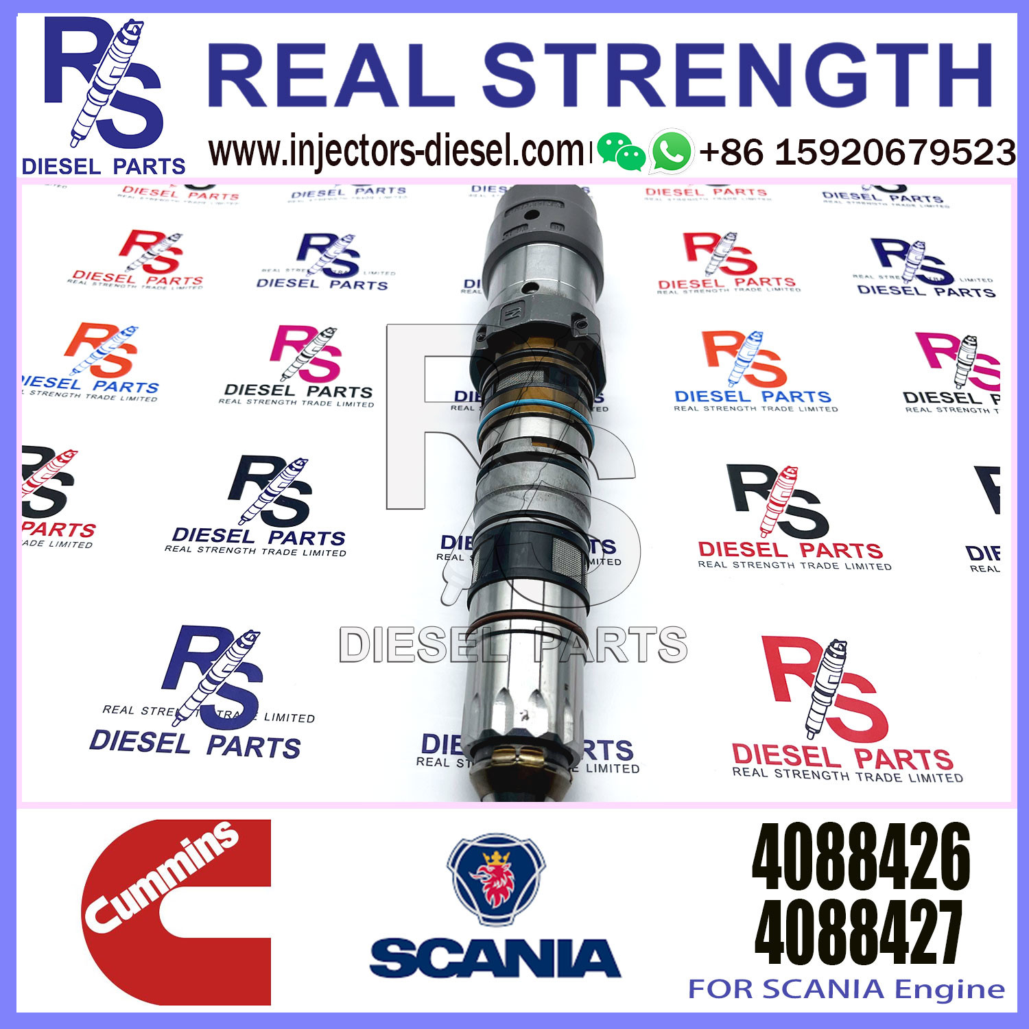 QSK23 QSK60 QSK19 Fuel Injector 4902827 4077076 4062090 4326779 4087892 4088426