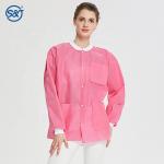 Sterilized medical disposable non woven SMS dental surgery coat