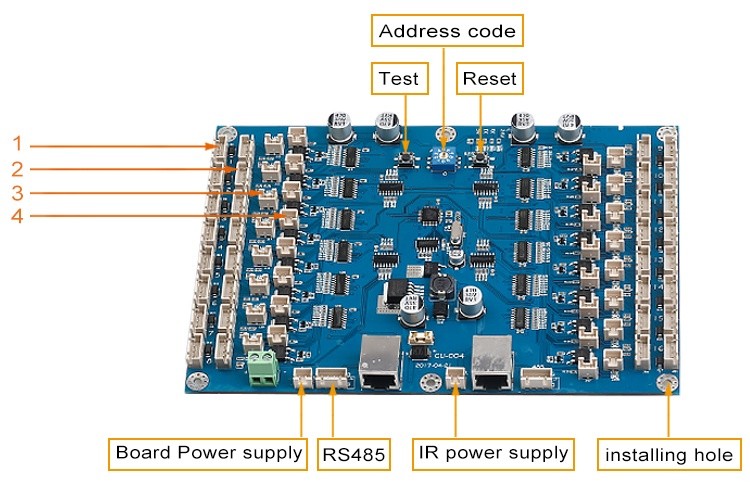 RoHS Electronic PCB Board Software Central Control Module Locking System