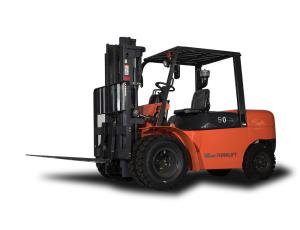 Wholesale 7 Ton Lightweight Diesel Powered Forklift Hoist Lift Truck No Oil Leakage from china suppliers