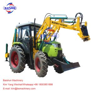 Wholesale Wire Rod Tractor Mounted Post Hole Digger / Large Pole Drilling Equipment from china suppliers