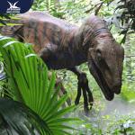 Sunproof Outdoor Realistic Dinosaur Models For Amusement Park 110/220V