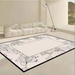 Simple Drawing Style TPR Loop Velvet Living Room Floor Carpet Special Style