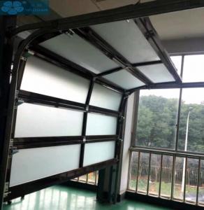 Wholesale Remote Control Aluminum Alloy Glass Sectional Garage Door from china suppliers