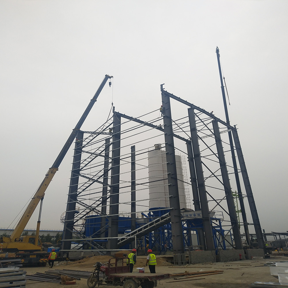 Prefabricated Steel Frame Factory Warhouse Steel Construction Fabrication