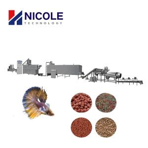Wholesale Industrial Floating Dry Fish Feed Pellet Machine Twin Screw Extrusion 380V / 50Hz from china suppliers