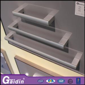 Wholesale bedroom wardrobe office contemporary foggy siver aluminum furniture handle from china suppliers