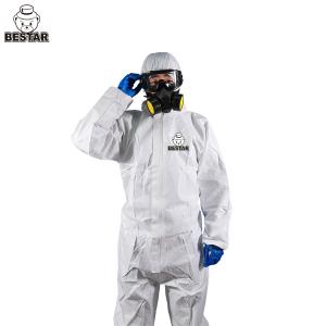 Wholesale Microporous Film White Painting Overalls Disposable Painters Suit Type 5/6 from china suppliers