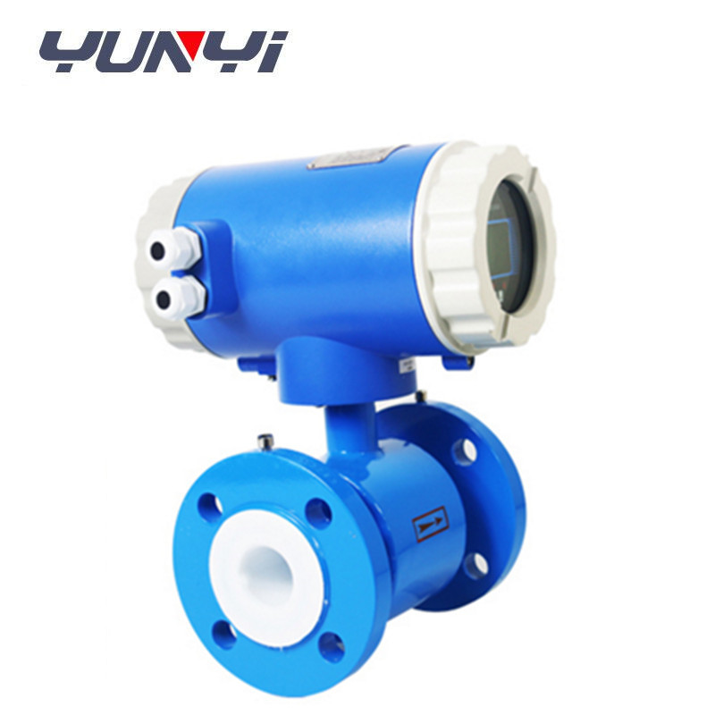Smart Electromagnetic Ultrasonic Water Flow Meter 4 - 20mA Without Display