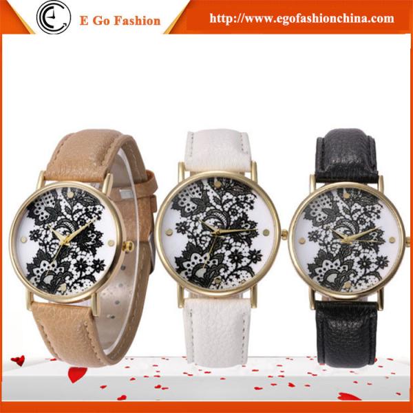 GV04 Human Skeleton Fashion Business Watch Cheap Geneva Watch PU Leather Watch
