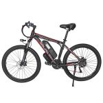 Lithium Battery 26 Inch Electric Mountain Bike SMLRO C6 With Cutoff Brake