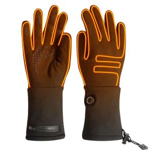 Wholesale Wholesale Thinnest Heated Winter Gloves 7.4V Electric Waterproof Heated Gloves with Finger Touch Screen from china suppliers