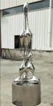 Durable Modern Metal Stainless Steel Sculpture Outdoor For Garden Decoration