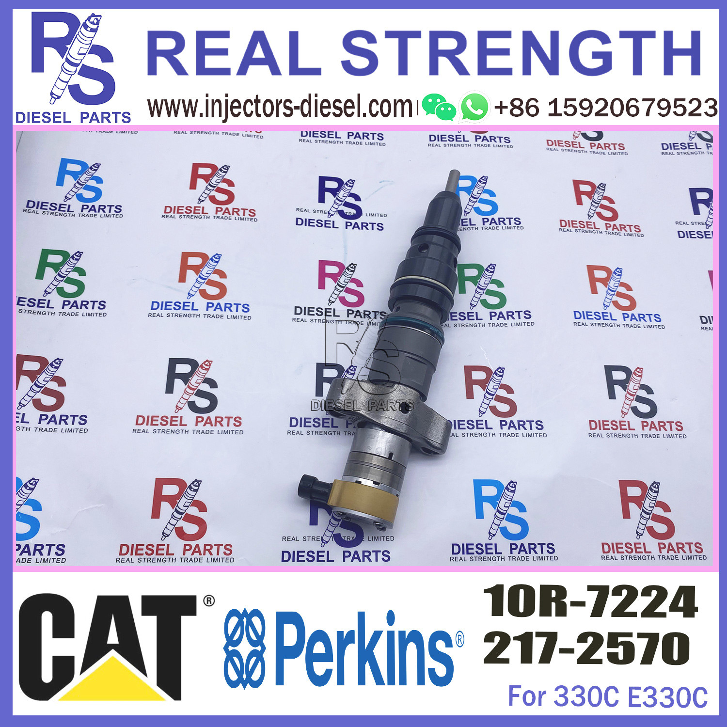 Diesel Injector 236-0962 2360962 10R7224 10R-7224 For CAT Excavator 330C 330C FM 330C L 330C LN 330C MH