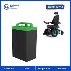 Wholesale Electric Wheelchair LiFePO4 Lithium Battery 12V 24V 36V 12AH 24AH 30AH 60AH 80AH LiFePO4 Lithium Electric Scooter Battery Pack from china suppliers
