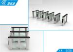Outdoor Semi Automaticwaist Height Turnstile , Solenoid Bio - Metric Gym Access