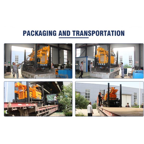 200m Crawler Pneumatic Borewell Machine For Water Well