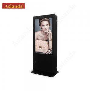 China 55inch Outdoor Free Standing Digital Display Screens Airport Android Digital Signage Outdoor on sale