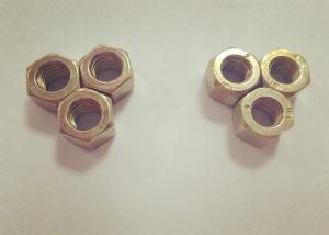 Wholesale GB55 Hexagon Head M6 Connector Nut High Tensile Strength Yellow Surface from china suppliers