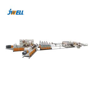 Wholesale Jwell pvc integrated metope extrusion line easy assemble from china suppliers