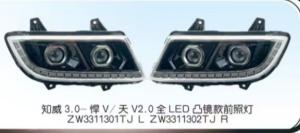 Wholesale Durable 45mm Truck Headlamp Led Auto Headlight Wear Resistance from china suppliers