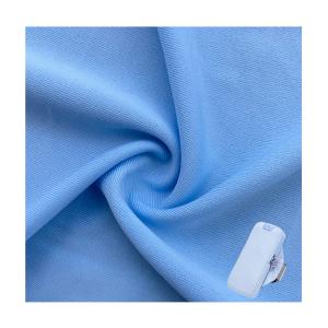 Wholesale 100 Polyester Textile Single Jersey Tricot Fabric Moisture Wicking 75D 4 Way Stretch from china suppliers