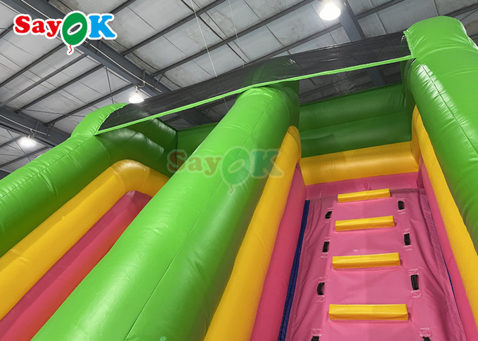 Commercial Grade Inflatable Water Slide Custom Rainbow Inflatable Slide