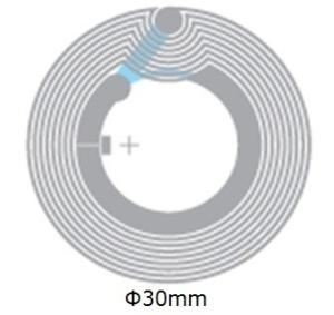 Wholesale Dia 33mm PET HF Wet RFID Inlay With RFID Classic ® / SLI / NFC Chip from china suppliers
