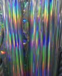 Rainbow Pattern Cold Stamping Foil / Holographic Hot Stamping Foil For Packaging