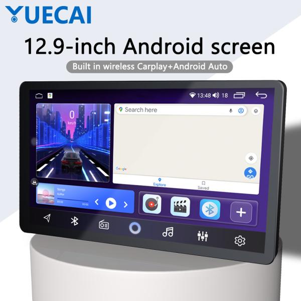 Quality 12.9 Inch Android Car Mp5 Player Intelligent CarPlay Large Screen Car Navigation GPS for sale