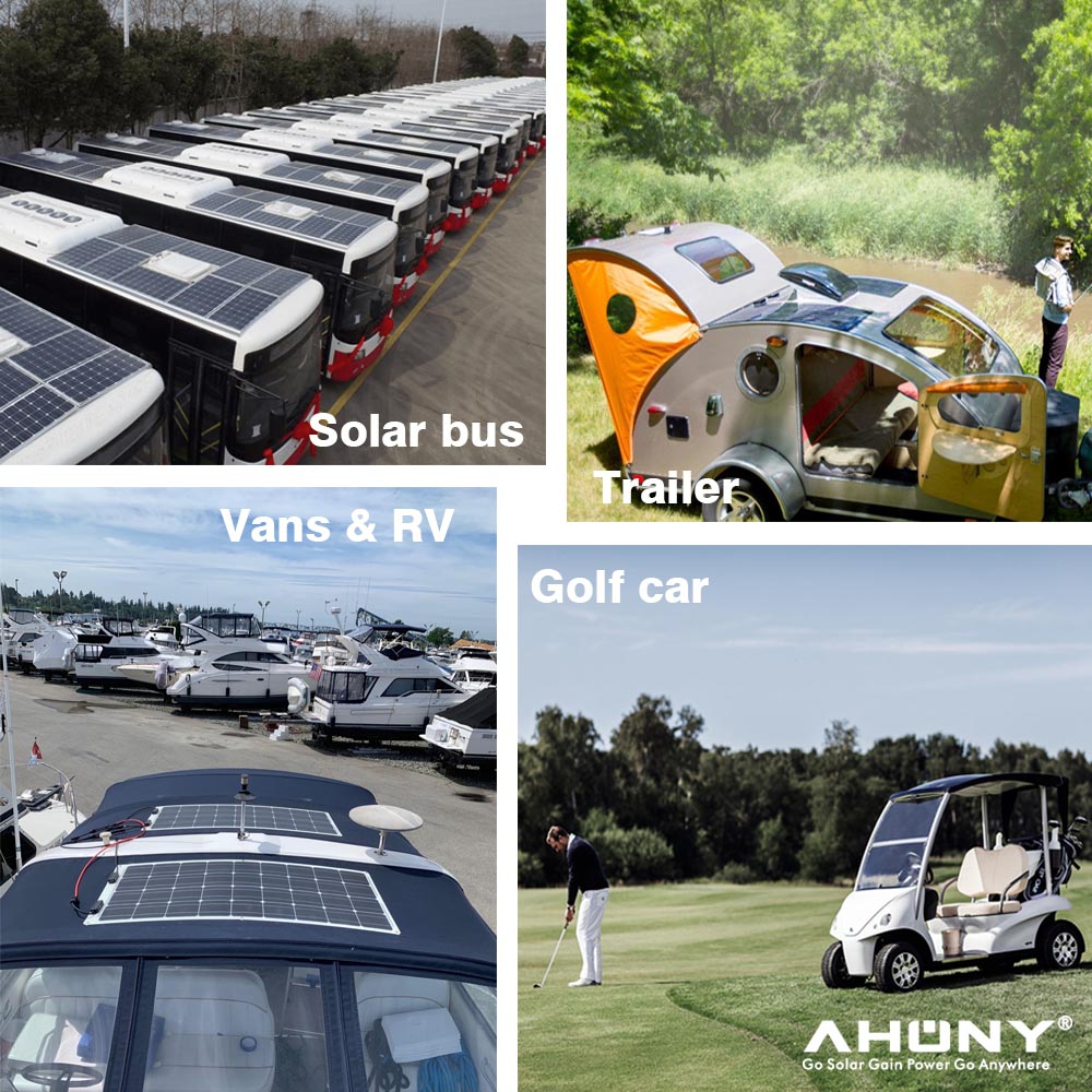 Monocrystalline Custom Flexible Solar Panel 50w 70w 100w 150w Camping Solar Panel