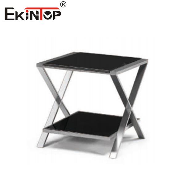 Living Room Black Coffee Tea Table Glass fiber Reinforced Concrete Custom Simply