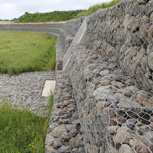 Customizable Welding Pattern Hot-Dipped Galvanized PVC Coated Gabion Box for Woven Mesh