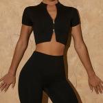 OEM Two Piece Club Sports Bra And Custom Seamless High Waist Legging Set