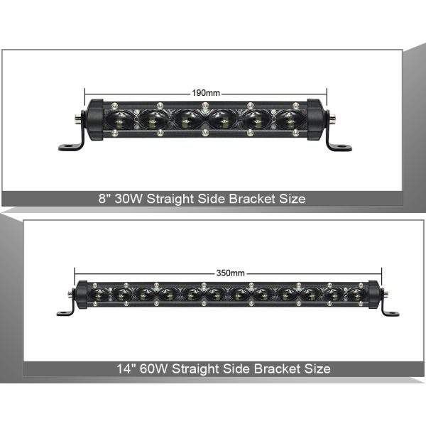 26 Inch Slim 120W Single Row LED Light Bar CREE Chips for Offroad Jeep Trucks 4X4 4WD 6D Optical Lens Spot Flood LED