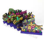 Large Mardi Gras Wooden Decorations with Comedy Tragedy Face Mardi Gras Float