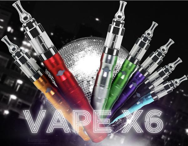 2014 best e cig review X6 with most selling products with perfect design x6 e